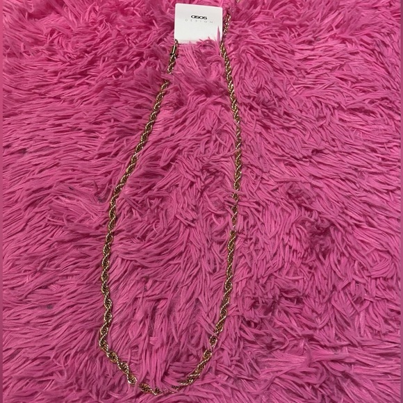 Belly Rope Chain 7mm In Gold Tone - Picture 3 of 7